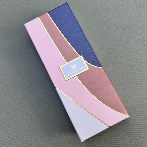 NEW House of Harlow 1960 Long Fringe Dangle Earrings Gold with box NIB - Picture 4 of 6